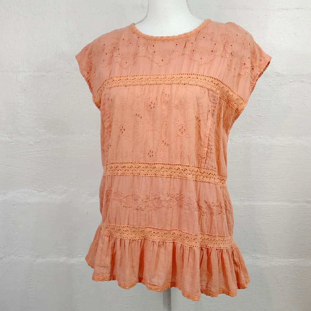 SUNDANCE EMBROIDERED PULLOVER TOP (936) - Picture 15 of 16